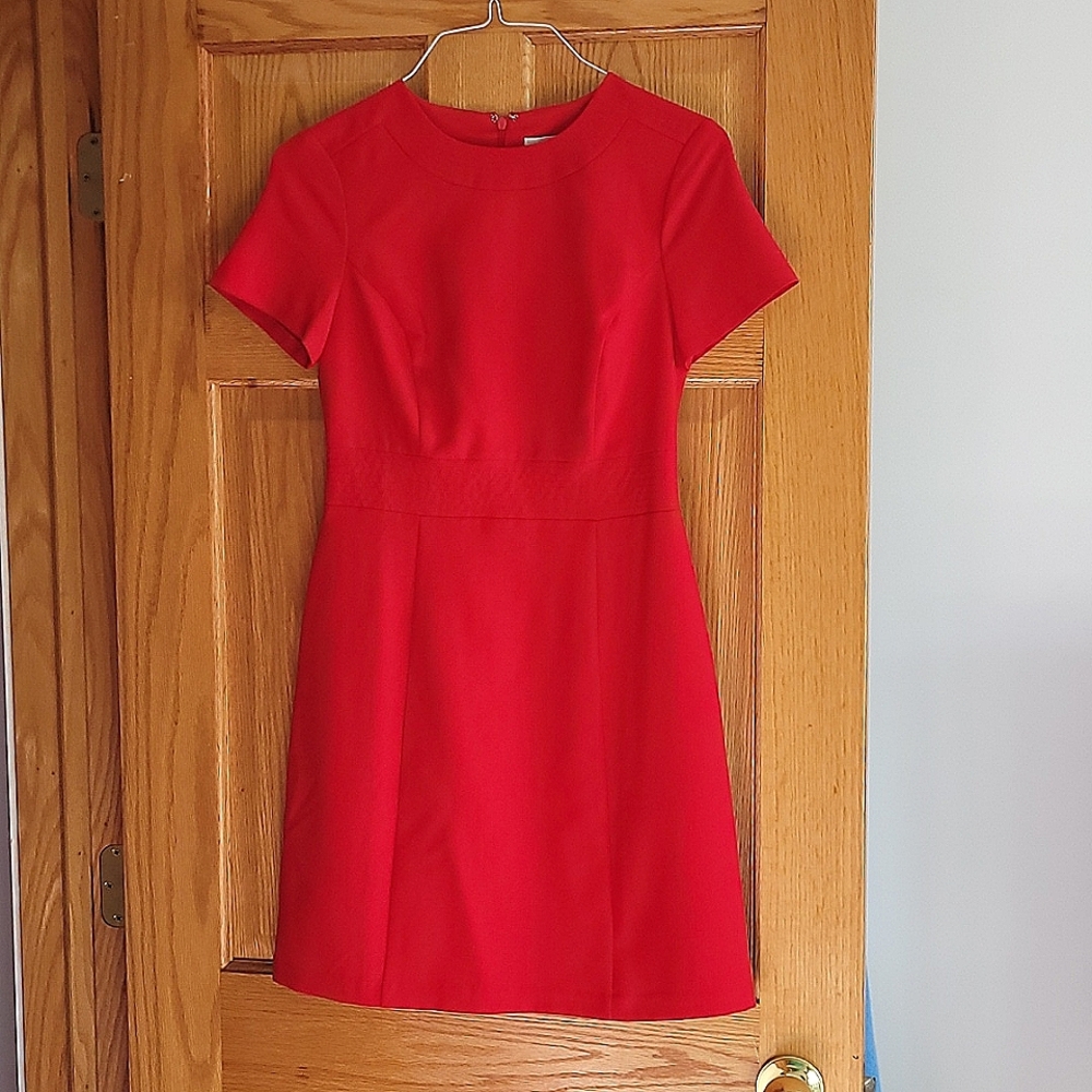 Lark & Ro Red A-Line Dress Size 4